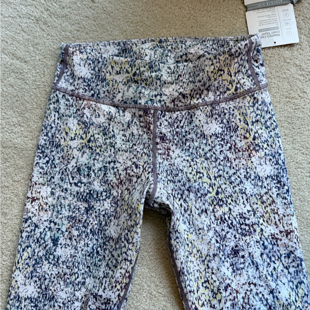 Athletic: printed chitchat, tight, XL/14